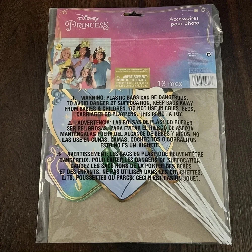 Disney Princess Photo Props | Assorted Designs | 13 Pcs